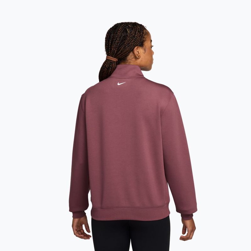 Damen-Trainingssweatshirt Nike Studio Fleece Sport pink smoke/mystic dates/white 2