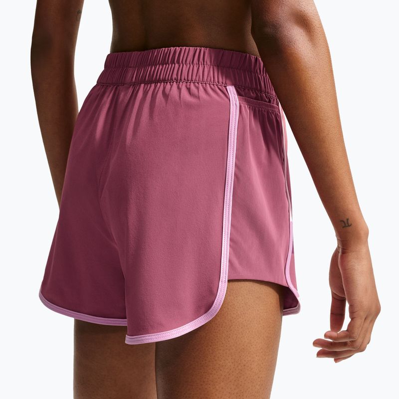 Damen Trainingsshorts Nike One pink smoke/pink rise/mystic dates 5