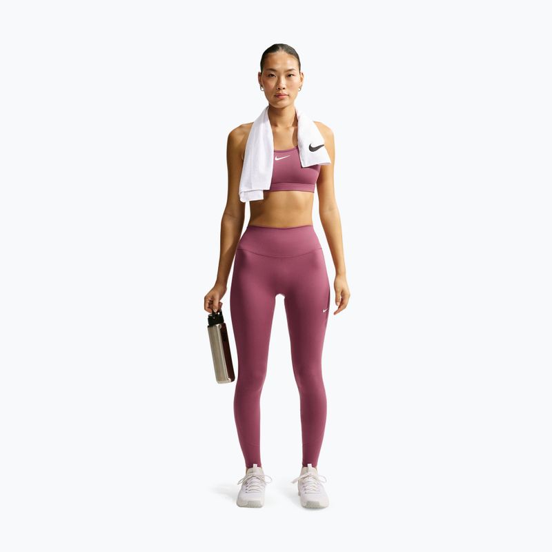 Damenleggings Nike One pink smoke/pink smoke/pink rise/white 2