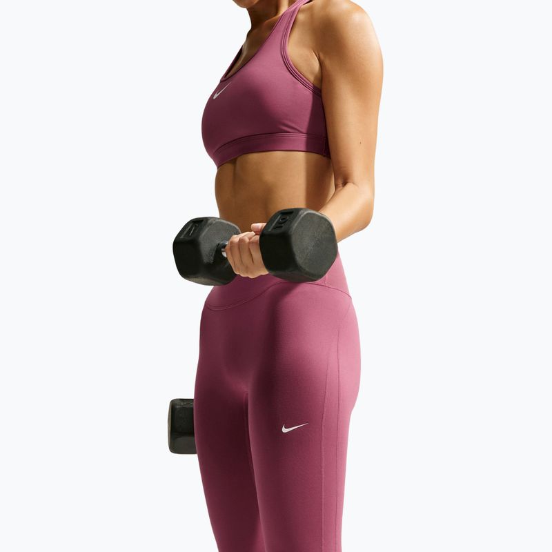 Damenleggings Nike One pink smoke/pink smoke/pink rise/white 6