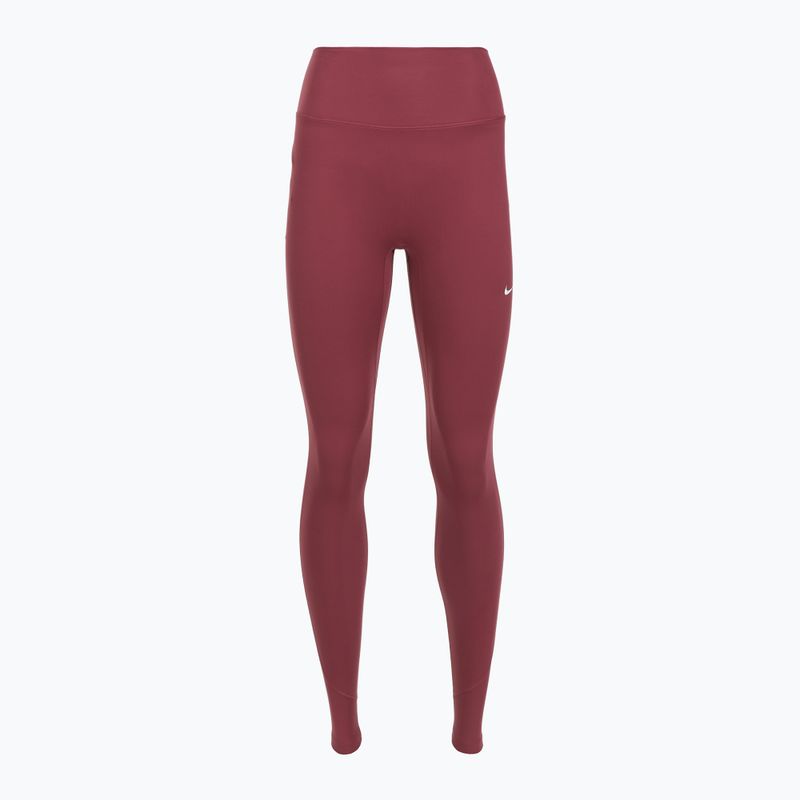 Damenleggings Nike One pink smoke/pink smoke/pink rise/white 7