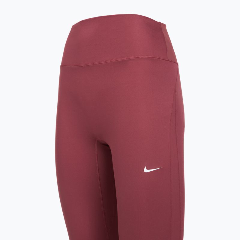 Damenleggings Nike One pink smoke/pink smoke/pink rise/white 9