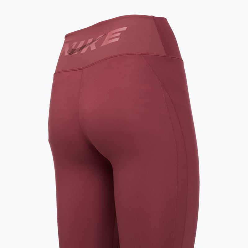 Damenleggings Nike One pink smoke/pink smoke/pink rise/white 10