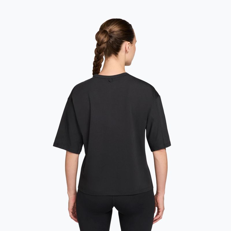 Damen-Trainingsshirt Nike 24.7 ImpossiblySoft Light black/dark smoke grey 2