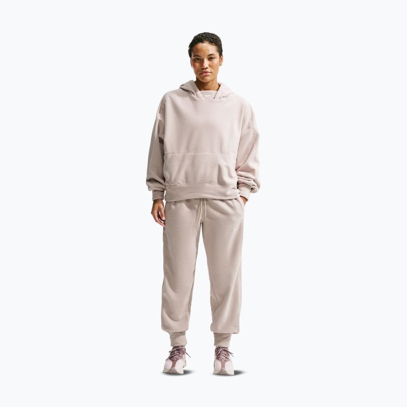 Damenhose Nike One Therma-FIT Mid Rise cream ii/white 2