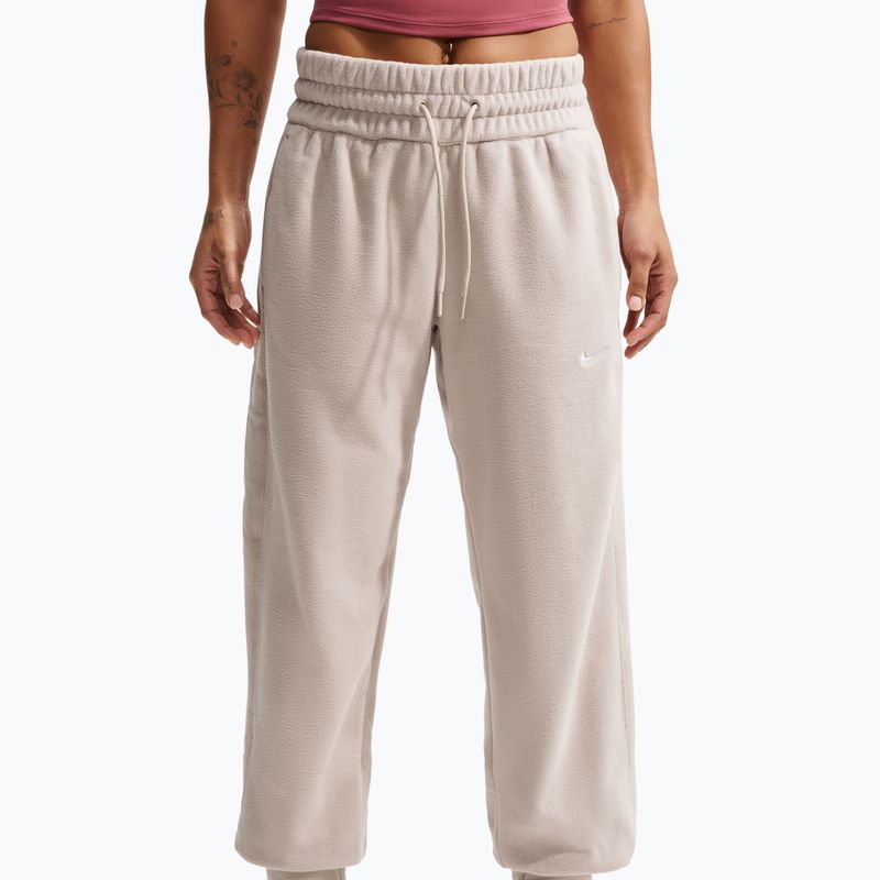 Damenhose Nike One Therma-FIT Mid Rise cream ii/white 4