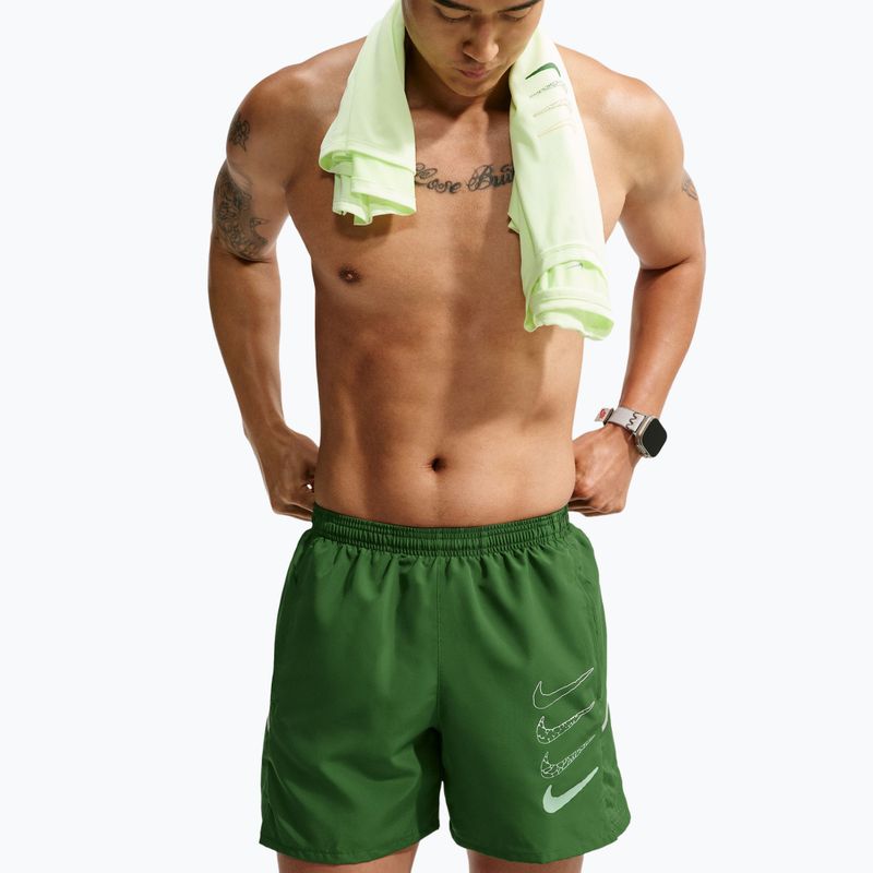 Herren-Laufshorts Nike Miler forest green 5