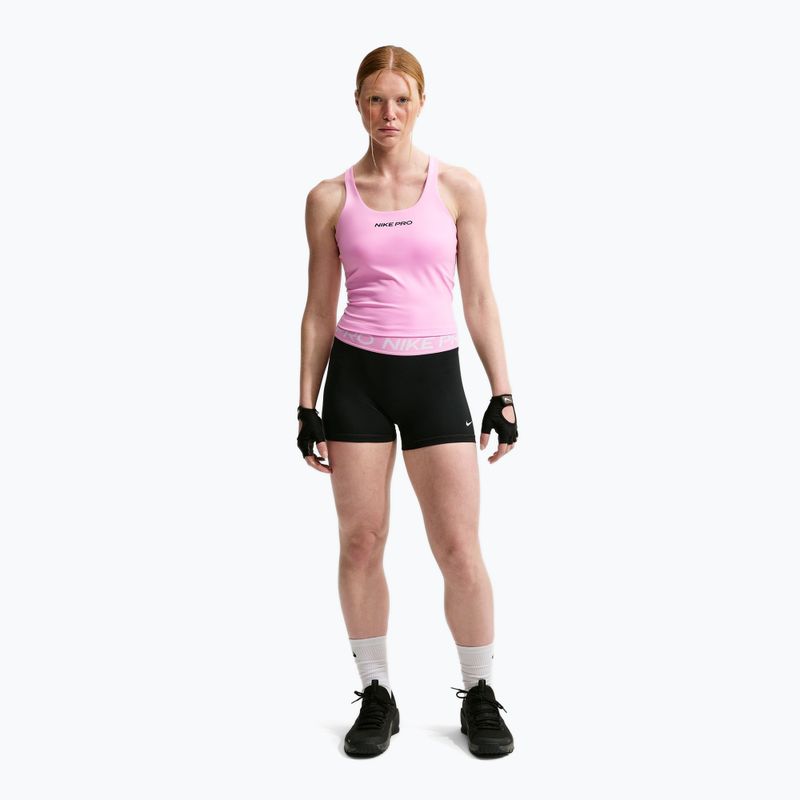 Damen-Trainingsshirt Nike Pro Sculpt pink rise/black 2