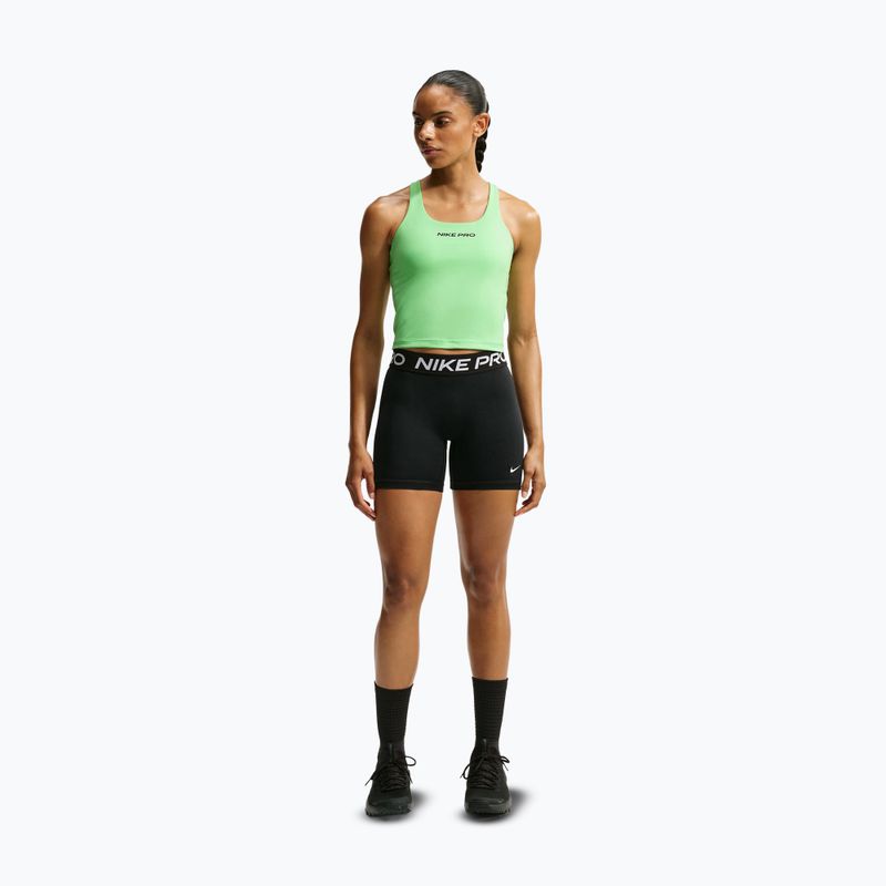 Damen-Trainingsshirt Nike Pro Sculpt illusion green/cucumber calm/black 7