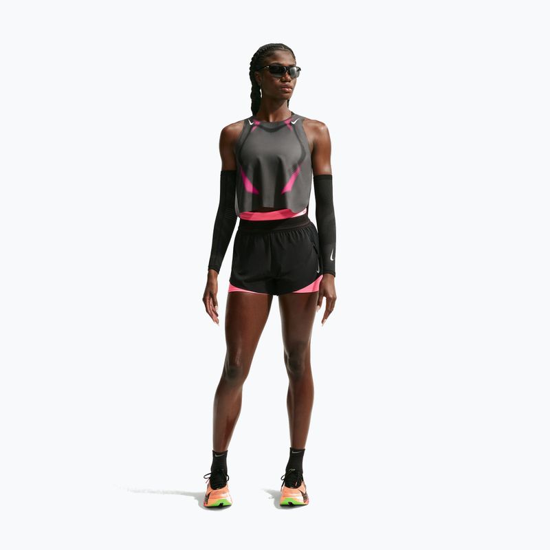 Damen-Laufshirt Nike AeroSwift iron grey/volt/white 2