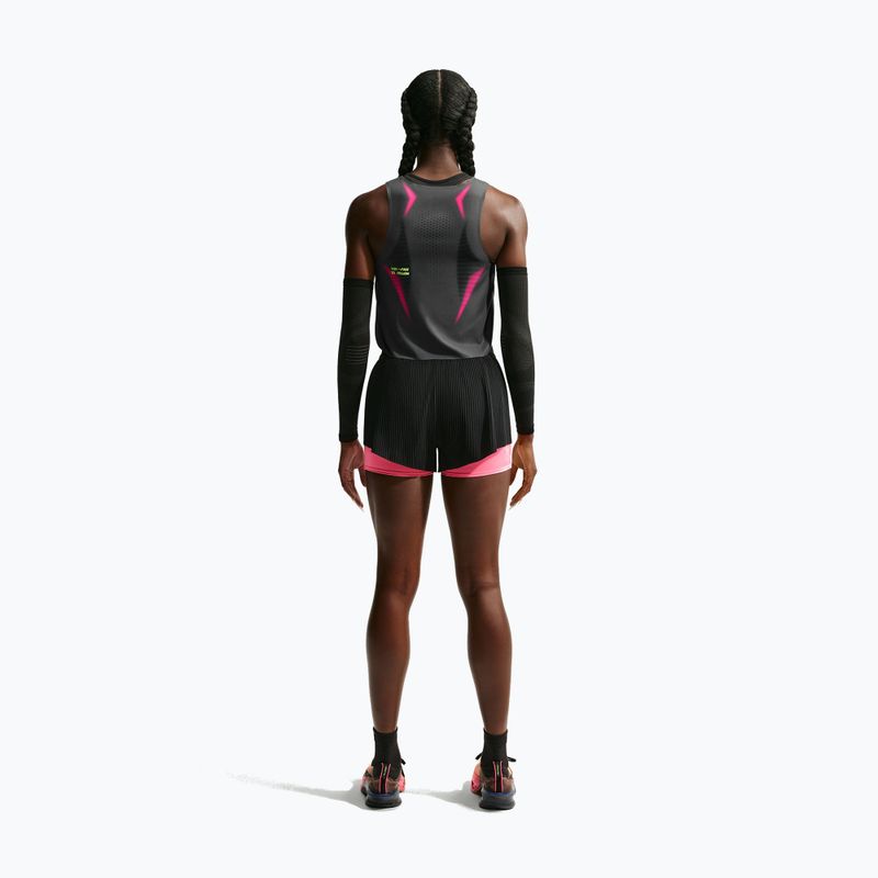 Damen-Laufshirt Nike AeroSwift iron grey/volt/white 3