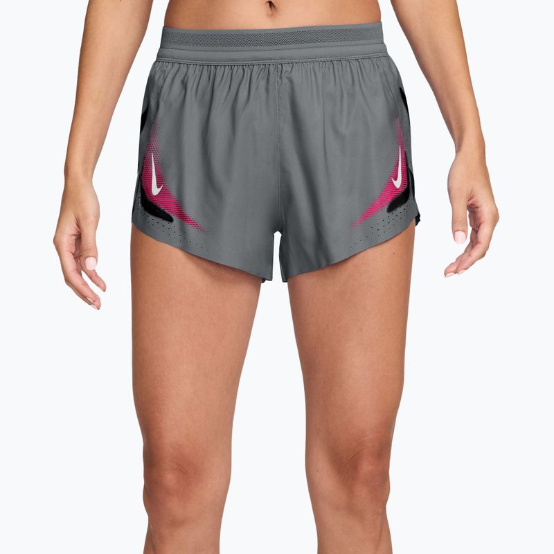 Damen-Laufshorts Nike AeroSwift iron grey/white