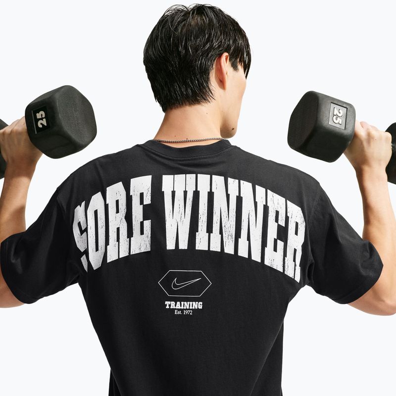 Trainings-T-Shirt Herren Nike Training black/white 5