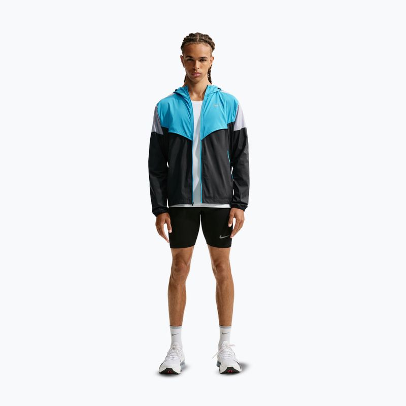 Laufjacke für Herren Nike Impossibly Light Windrunner black/light current blue/wolf grey 2