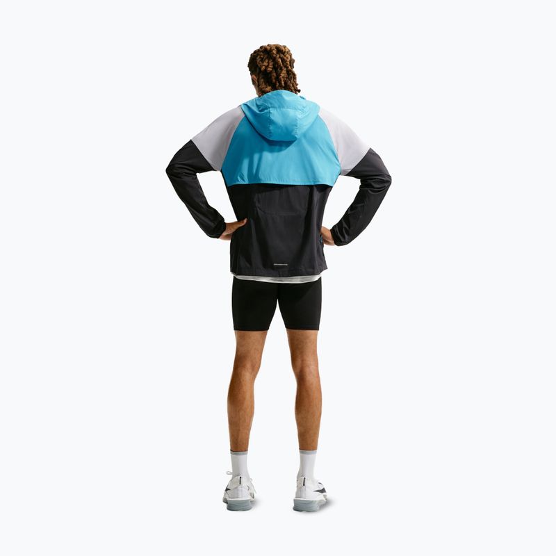 Laufjacke für Herren Nike Impossibly Light Windrunner black/light current blue/wolf grey 3