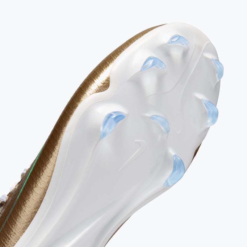 Kinder-Fußballschuhe Nike Jr. Vapor 17 Pro "Kylian Mbappé" Metallic Gold/Green Glow 5