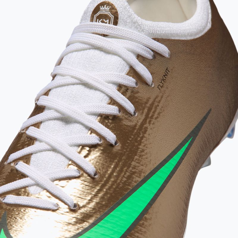 Kinder-Fußballschuhe Nike Jr. Vapor 17 Pro "Kylian Mbappé" Metallic Gold/Green Glow 6