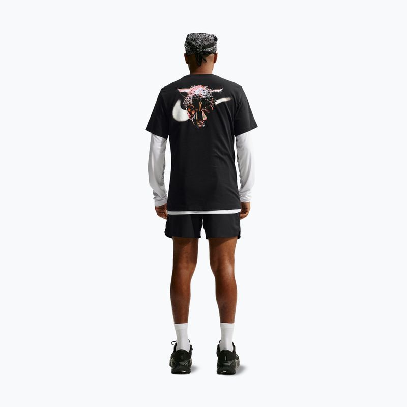 Herren-Laufshirt Nike Dri-Fit Graphic black/white 2