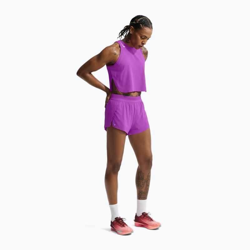 Damen-Laufshirt Nike AeroSwift Dri-Fit ADV vivid purple/purple pulse 2