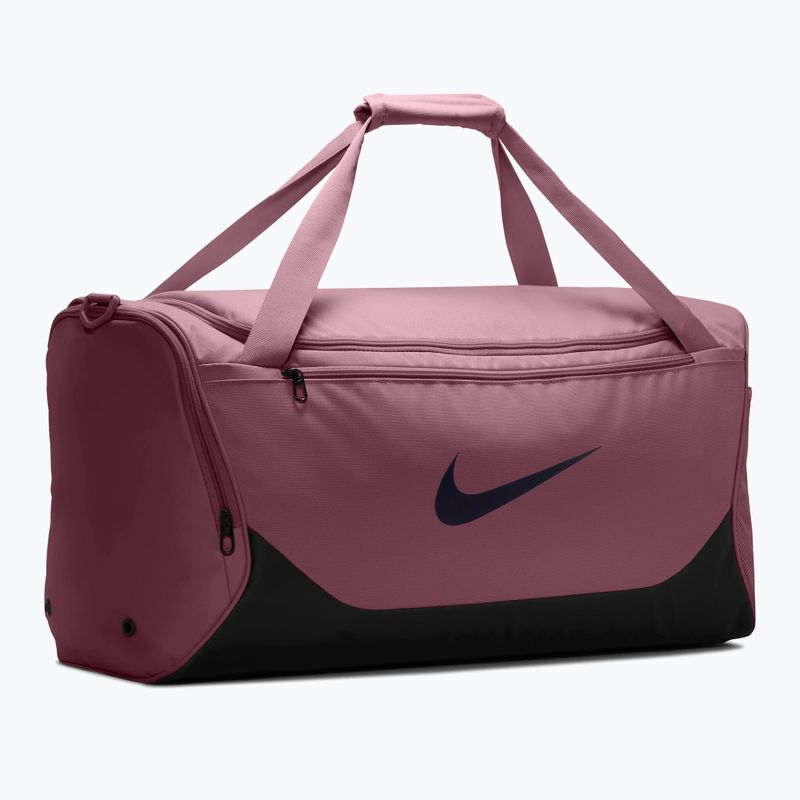 Torba treningowa Nike Brasilia 60 l pink smoke/black/gridiron 2