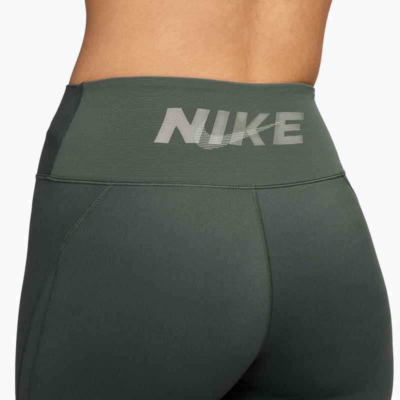 Damenleggings Nike One camo green/camo green/jade horizon/white 3