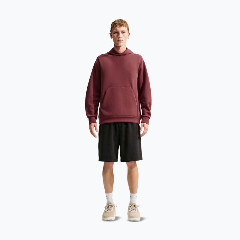 Herren-Trainingssweatshirt Nike 24.7 ImpossiblySoft Light Boulder/Black/Burgundy Crush 2