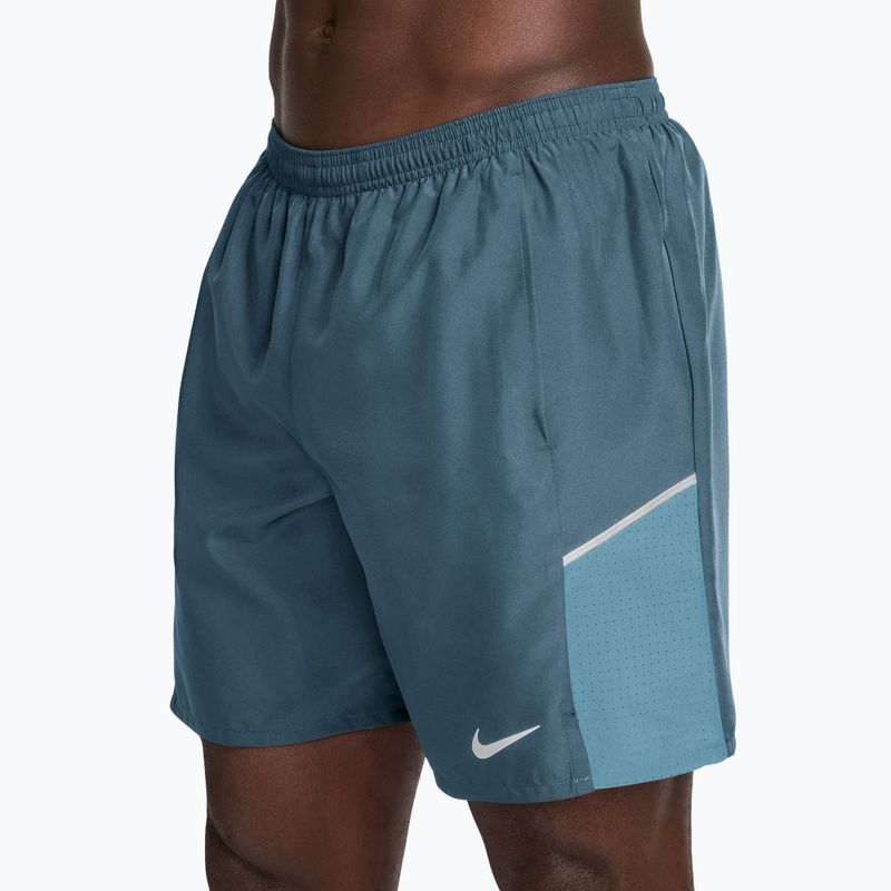 Herren-Laufshorts Nike Miler Dri-Fit 2in1 7" smokey blue/cerulean 3