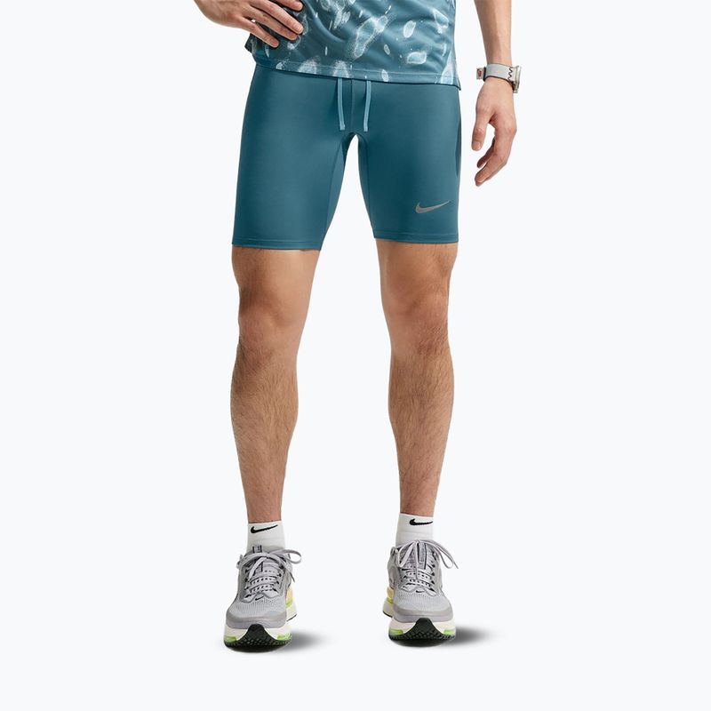 Herren-Laufshorts Nike Fast Dri-Fit Brief Lined 1/2 Tight smokey blue