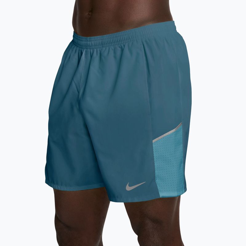 Herren-Shorts Nike Miler Dri-Fit 7" smokey blue/cerulean 3