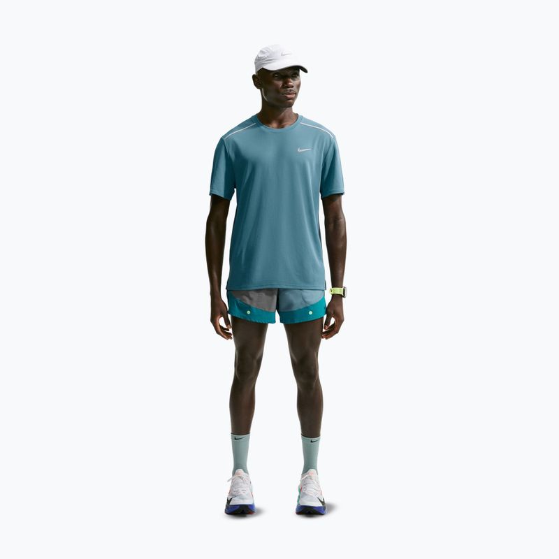 Herren-Laufshirt Nike Miler Dri-Fit UV smokey blue 2