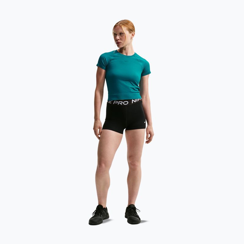 Damen-Trainingsshirt Nike Pro Seamless Dri-Fit SS bright spruce 2