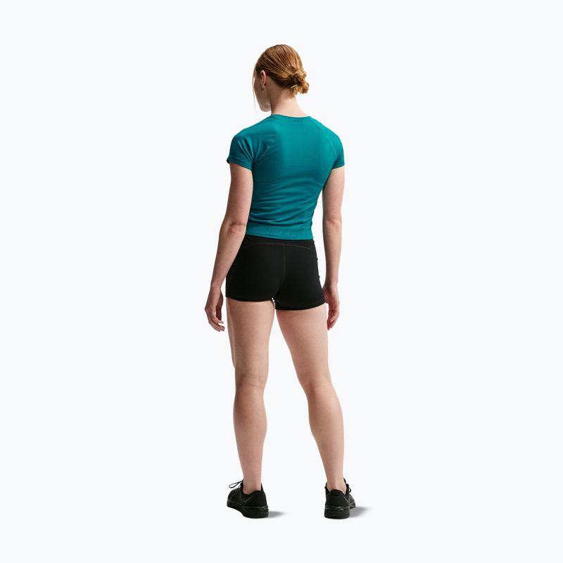 Damen-Trainingsshirt Nike Pro Seamless Dri-Fit SS bright spruce 3
