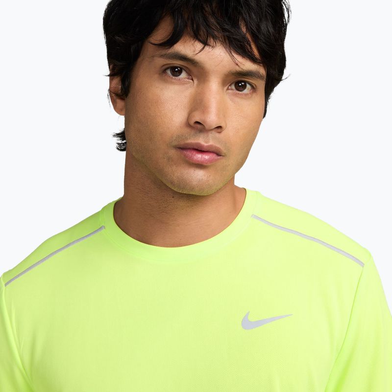 Herren-Laufshirt Nike Miler Dri-Fit UV light lemon twist 3