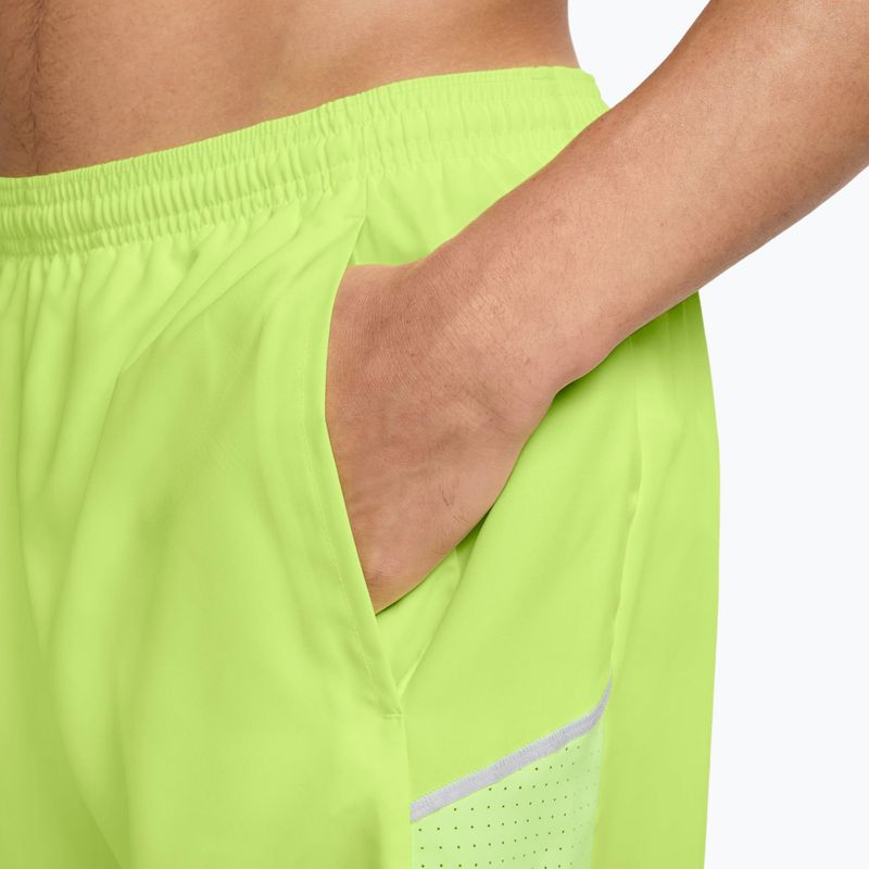Herren-Shorts Nike Miler Dri-Fit Brief Lined 5" light lemon twist 4