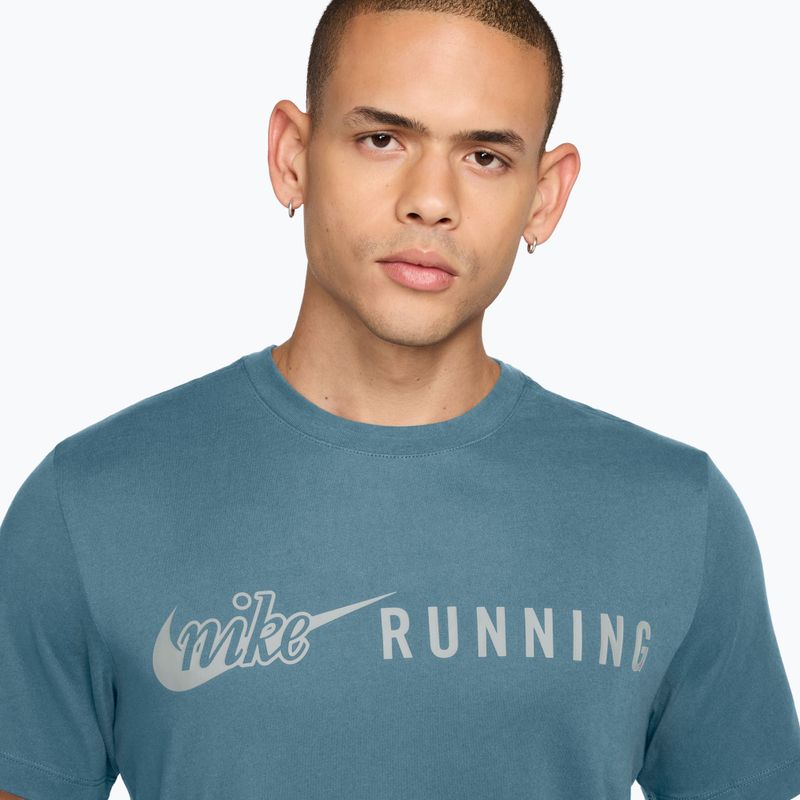 Herren-Laufshirt Nike Dri-Fit Running T-Shirt smokey blue 3