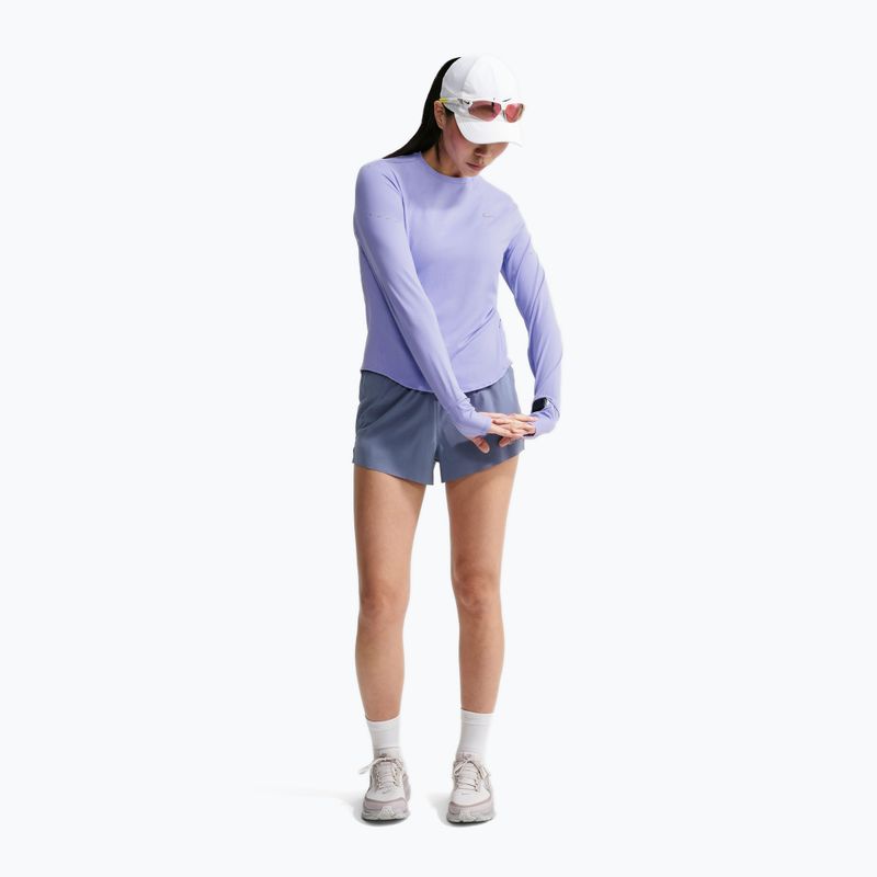 Damen-Laufshirt mit langen Ärmeln Nike Swift Dri-FIT UV LS purple pulse 2