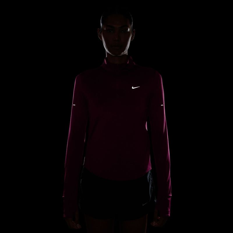 Laufpullover für Damen Nike Swift Dri-FIT UV 1/4-Zip true berry 4
