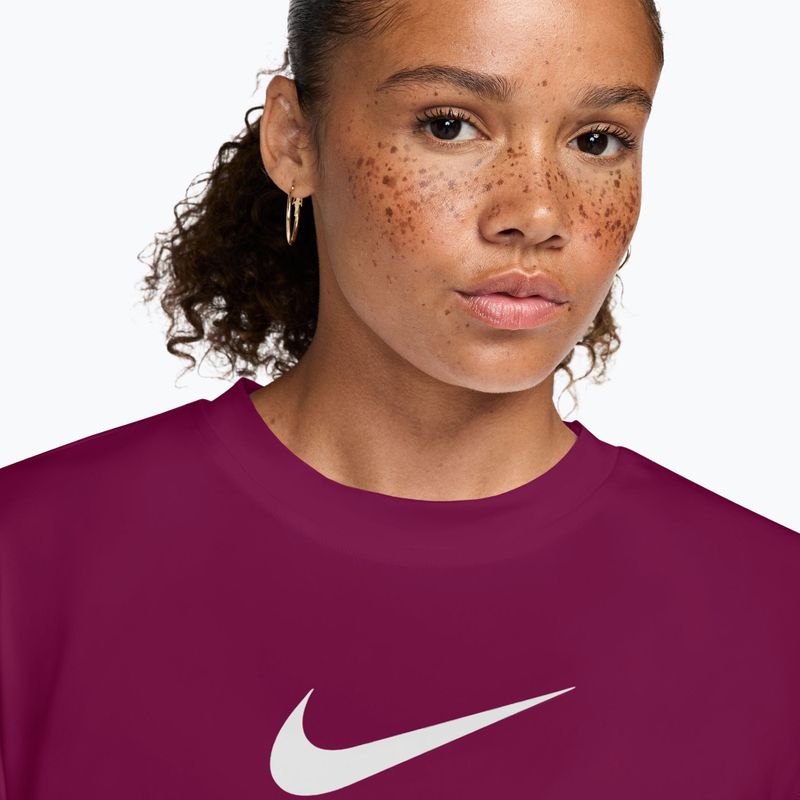Damen-Trainingsshirt Nike Pro Dri-Fit Loose true berry/white 3