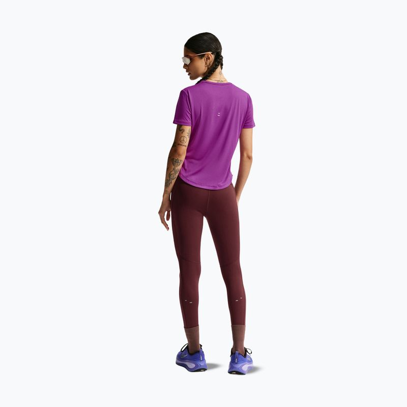 Damenlaufleggings Nike Tempo Swoosh Run High-Waisted 7/8 mystic dates/white 3