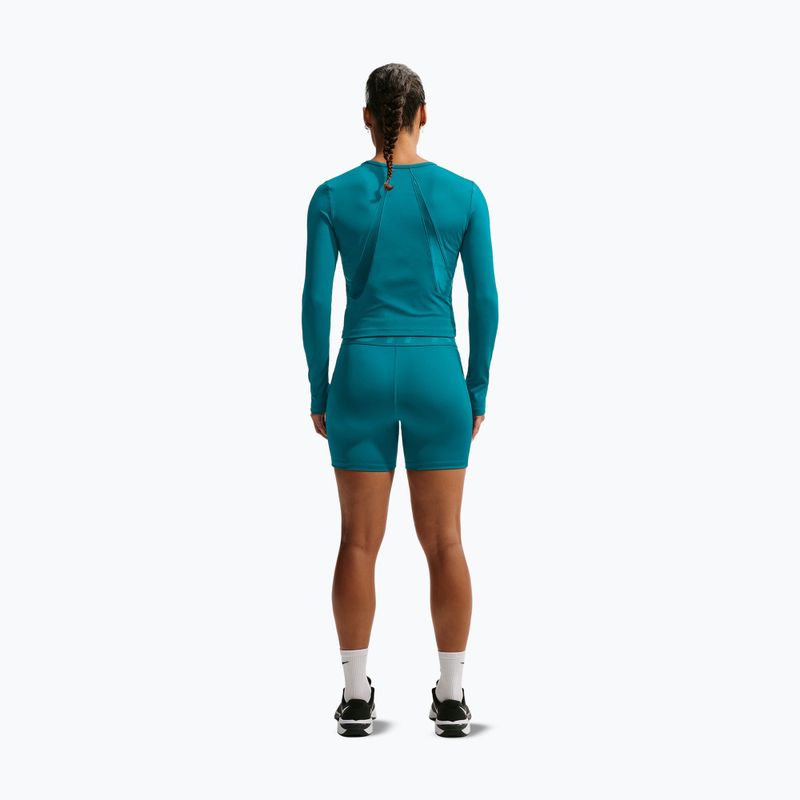 Damen-Trainingslangarmshirt Nike Pro Sculpt bright spruce/bright spruce 3