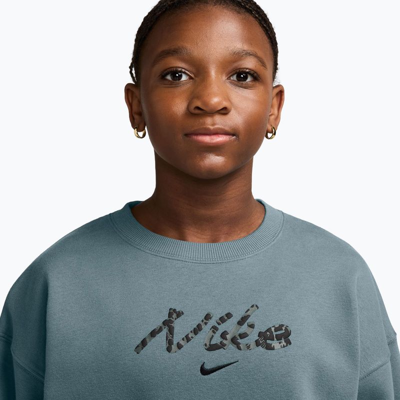 Kinder-Sweatshirt Nike Sportswear Studio mineral slate 3