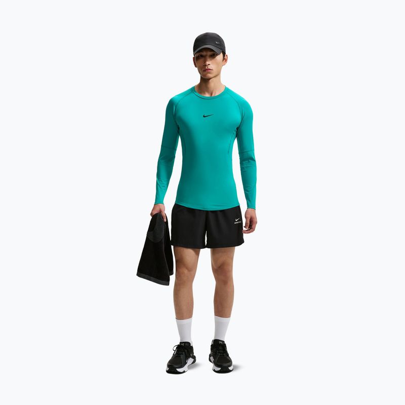 Herren-Trainingslangarmshirt Nike Pro Dri-Fit Tight Fitness energy/black 2