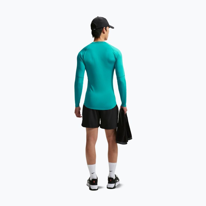 Herren-Trainingslangarmshirt Nike Pro Dri-Fit Tight Fitness energy/black 3