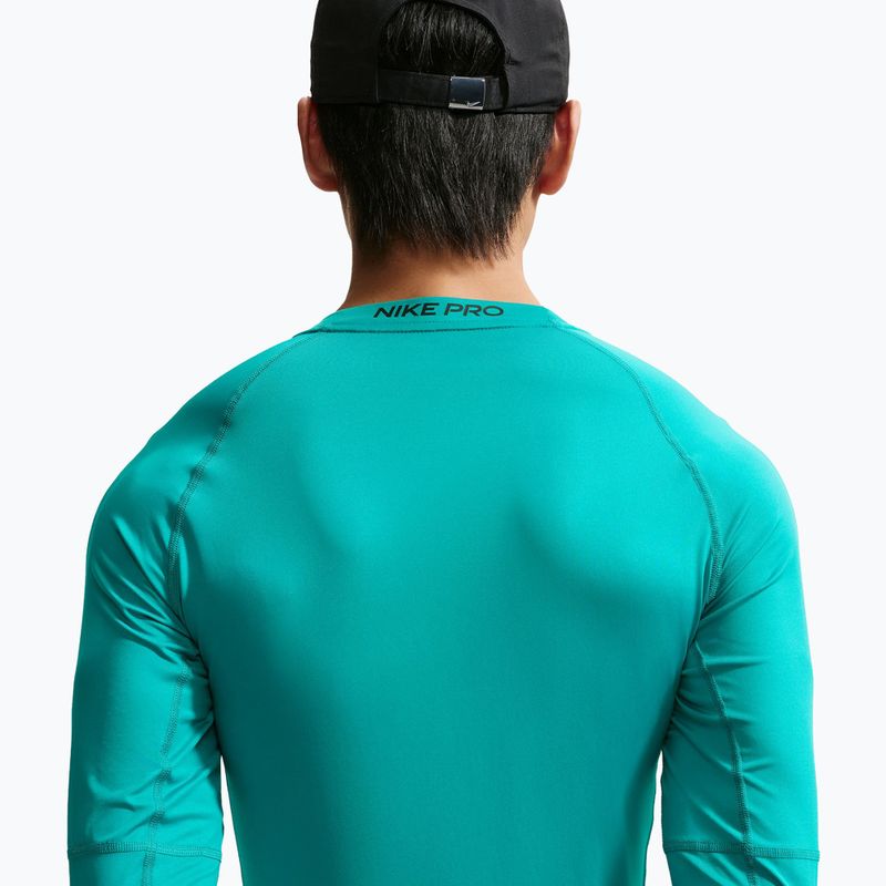 Herren-Trainingslangarmshirt Nike Pro Dri-Fit Tight Fitness energy/black 5