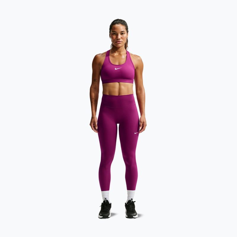 Damen-Sport-BH Nike Swoosh Medium Support true berry/white 2