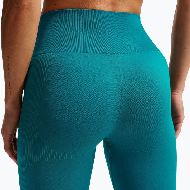 Damenleggings Nike Pro Seamless High-Waisted 7/8 bright spruce 6