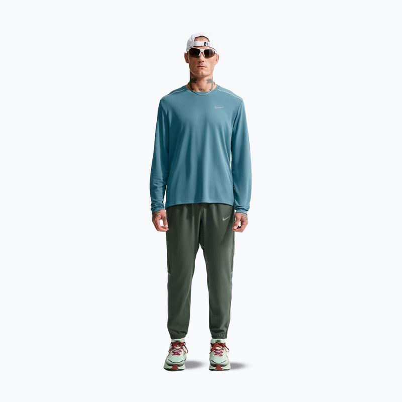 Lauf-Langarmshirt für Herren Nike Miler Dri-Fit UV smokey blue 2