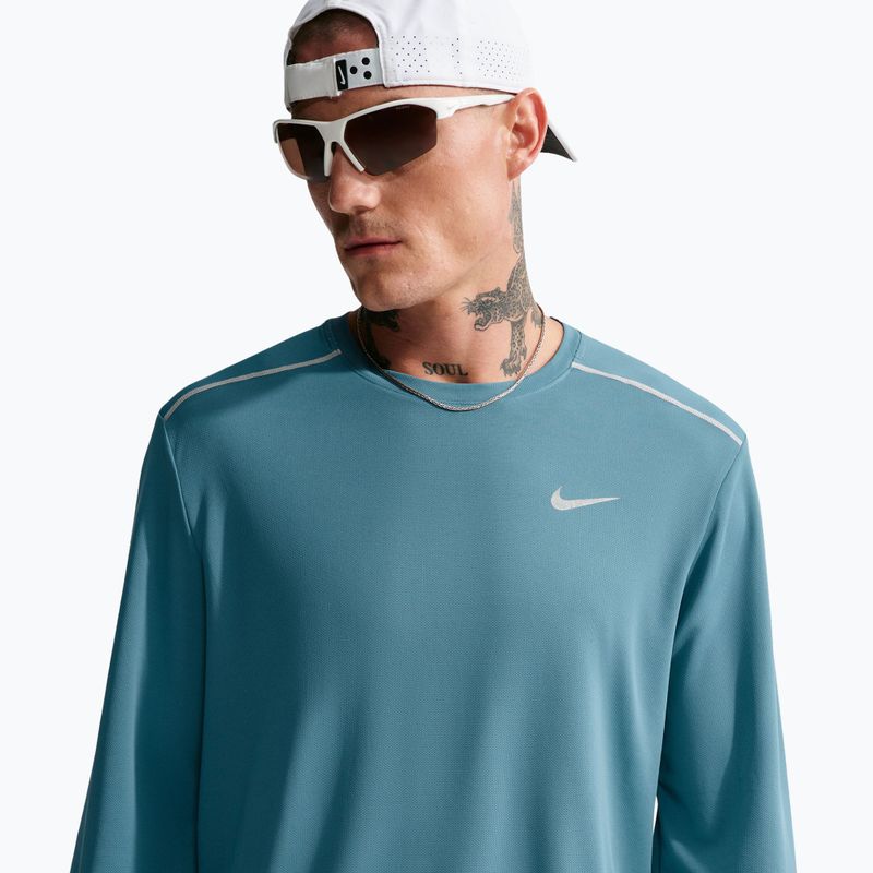 Lauf-Langarmshirt für Herren Nike Miler Dri-Fit UV smokey blue 4