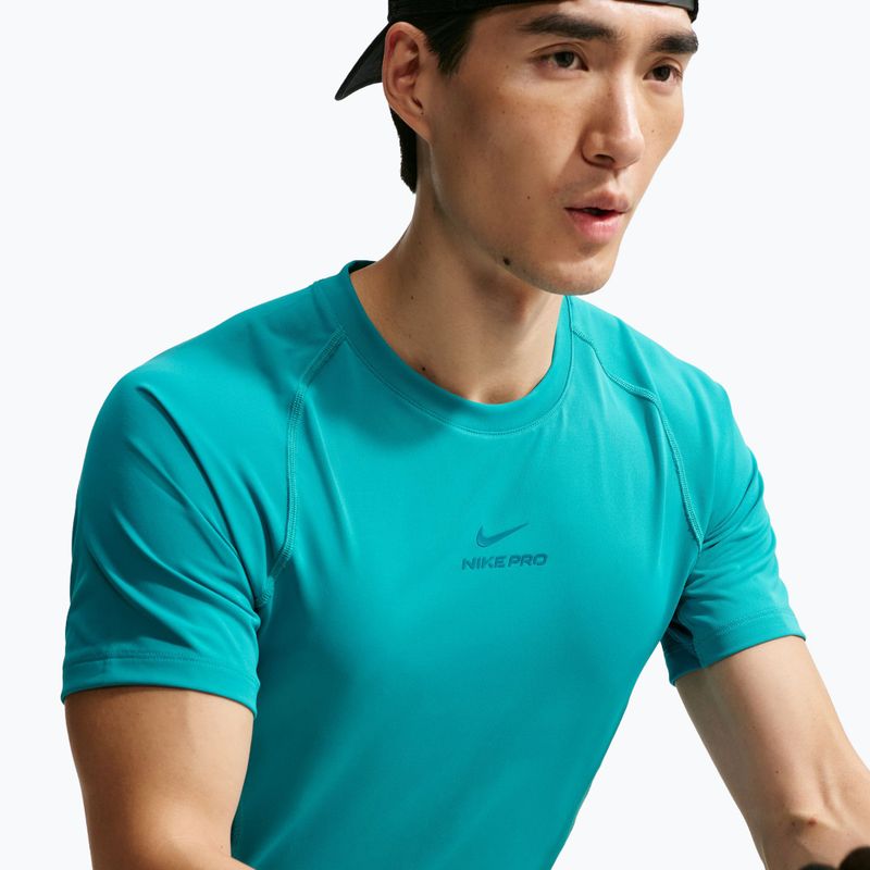 Trainings-T-Shirt Herren Nike Pro Training Dri-Fit energy/bright spruce/bright spruce 4