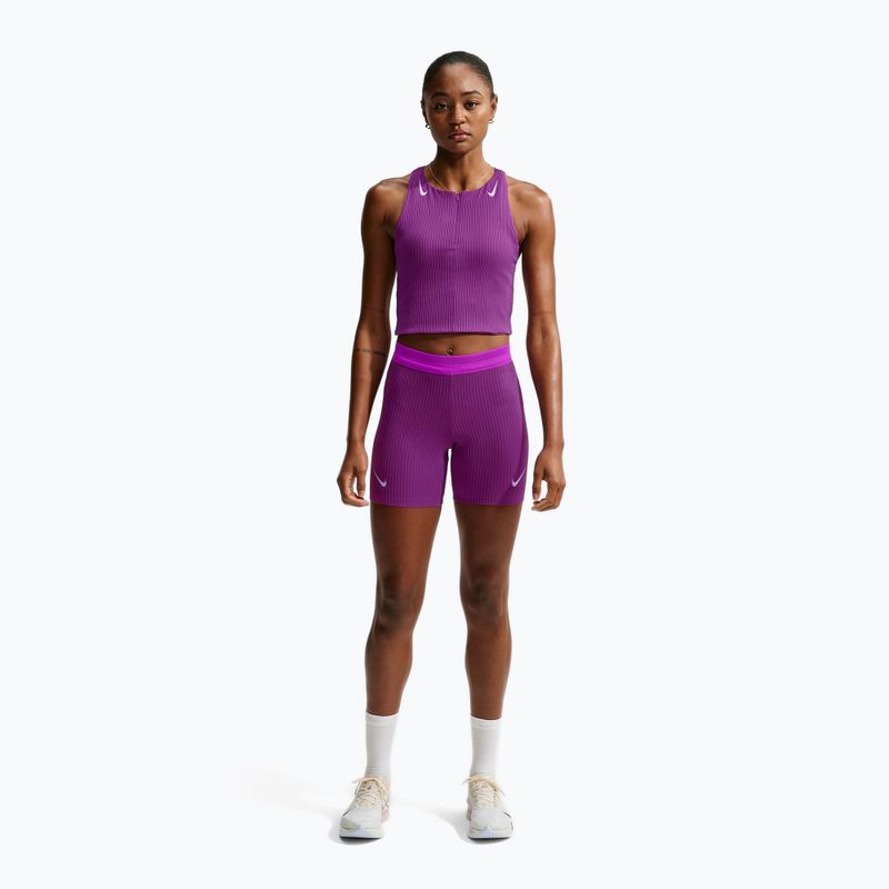 Damen-Laufshirt Nike AeroSwift vivid purple/purple pulse 2